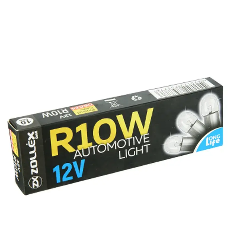 Автолампа Zollex R10W 12V - фото 3