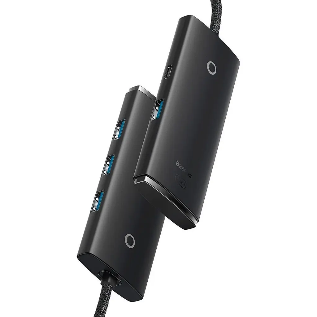 USB-хаб Baseus Lite Series 4-Port USB-A Hub (WKQX030001) [77936] - фото 4