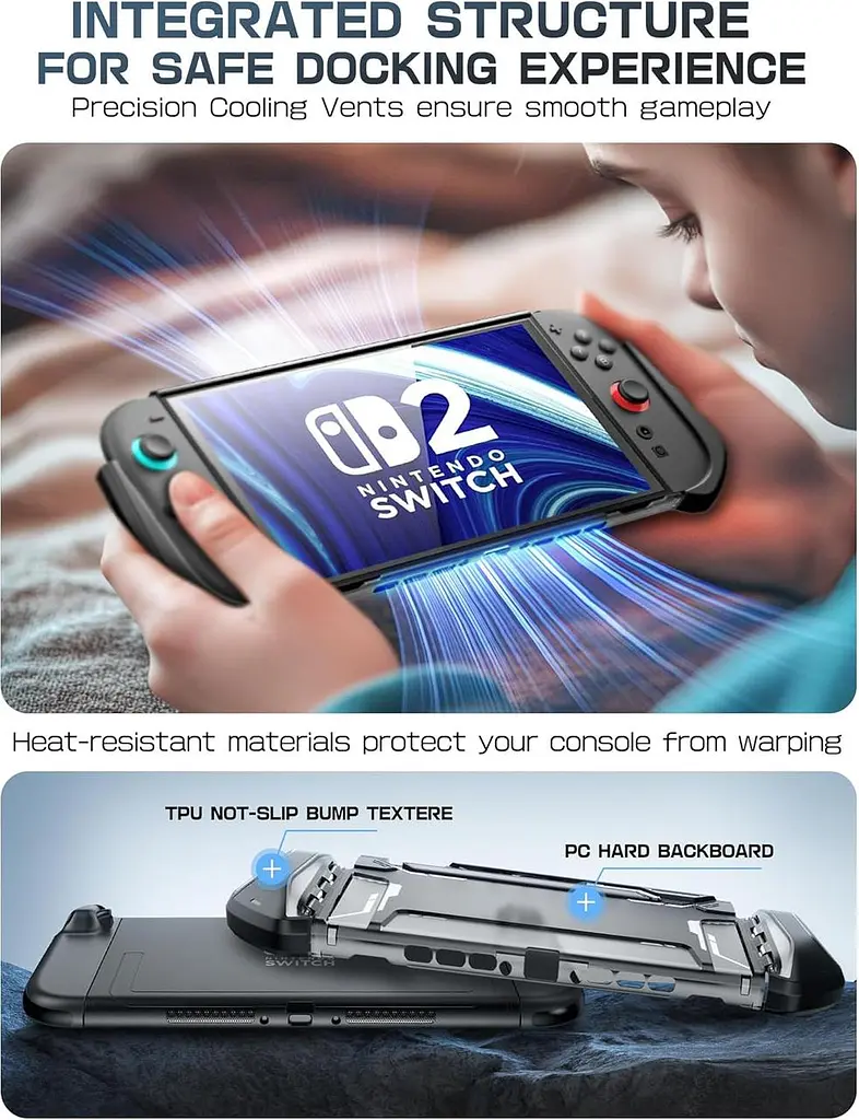 Захисний чохол Mumba Blade для Nintendo Switch 2 із TPU-ручкою - фото 6