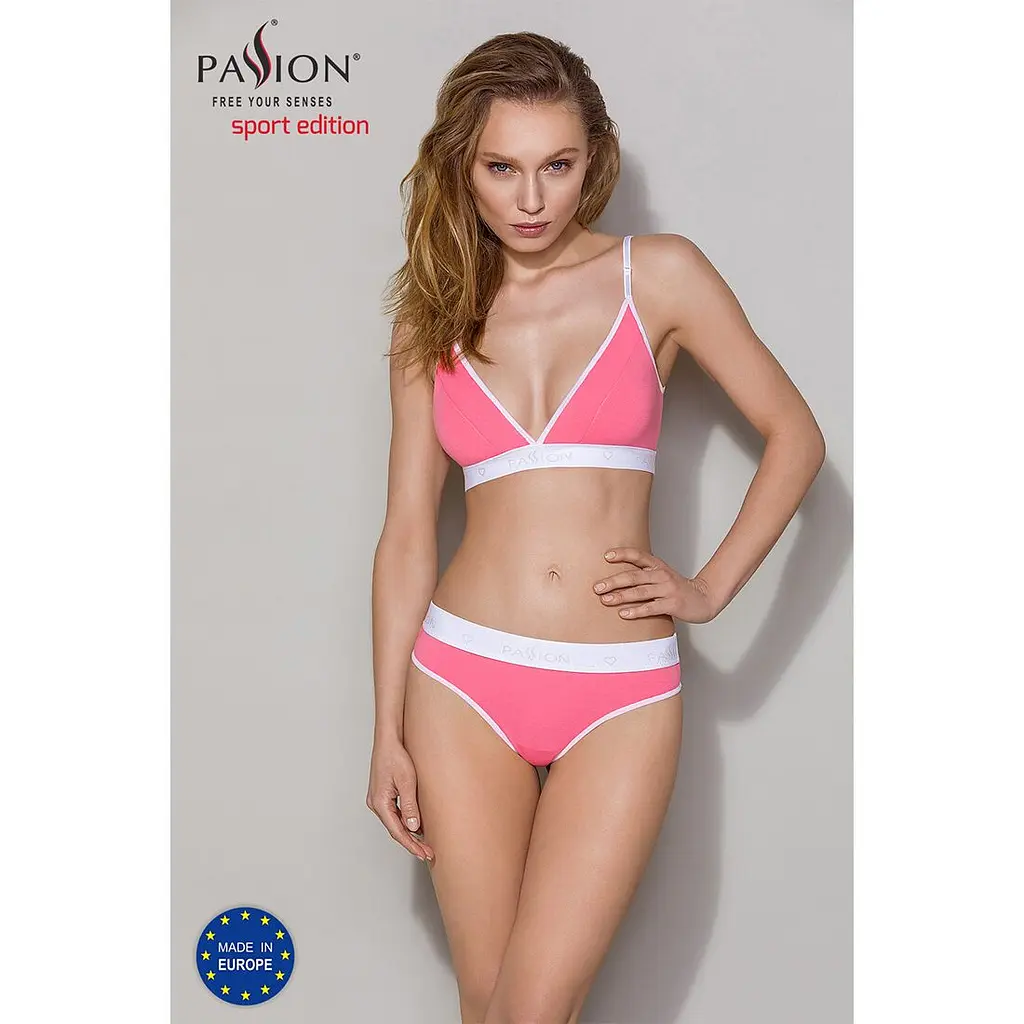Спортивний топ з подвійними бретелями Passion PS007 TOP S, pink - фото 3