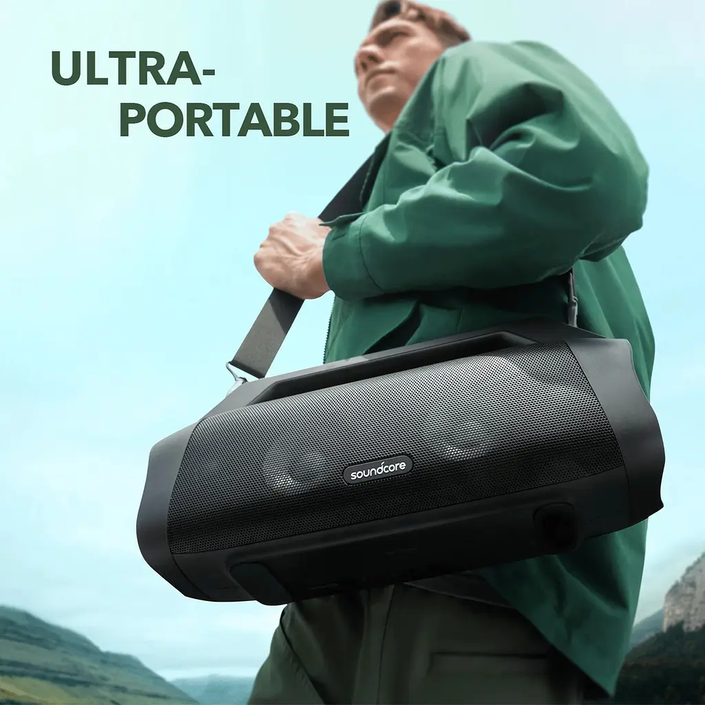 Портативна акустика Anker SoundCore Motion Boom Plus (A3129011) бездротова - фото 4