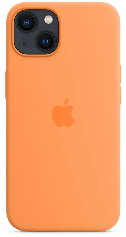 Чохол силіконовий Silicone Case MM243ZE/A MagSafe (Original) для Apple iPhone 13 (6.1") Marigold - фото 3
