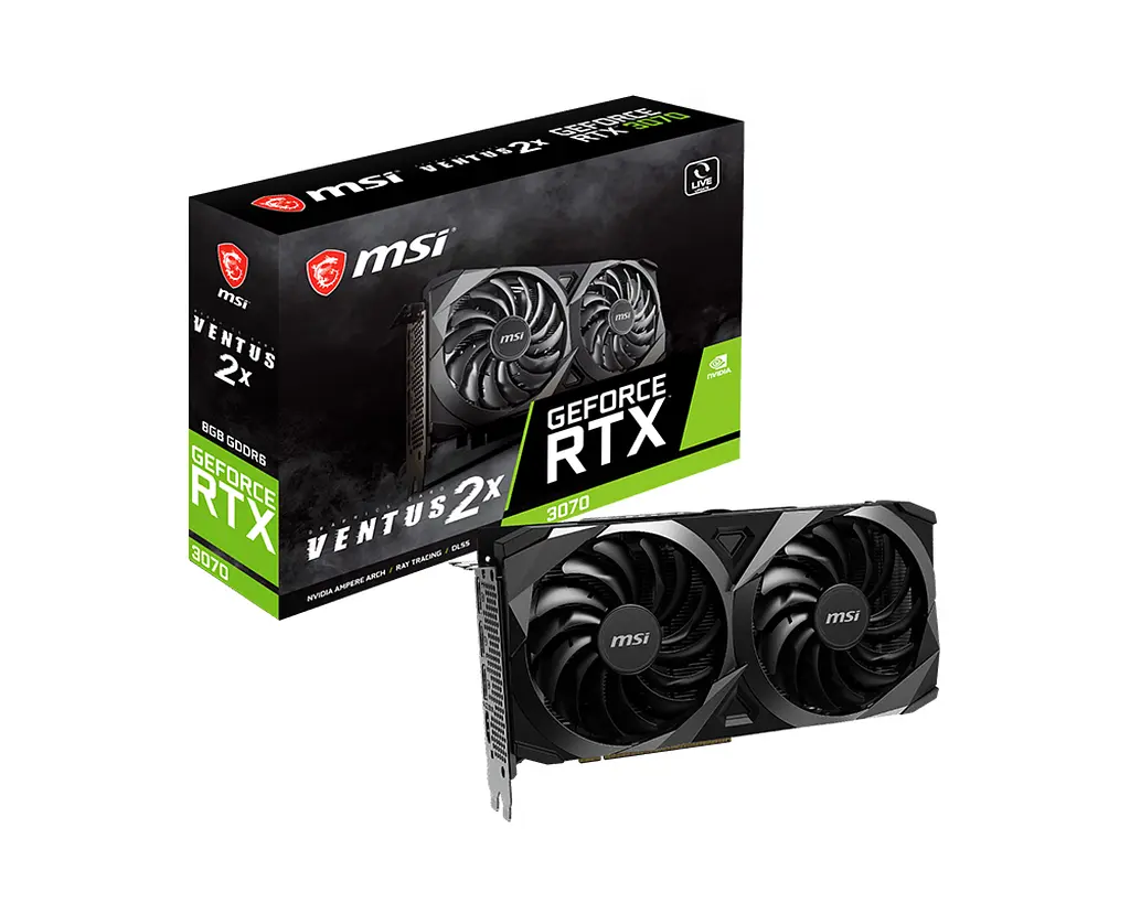 Відеокарта MSI GeForce RTX 3070 Ventus 2X OC 8G - фото 5