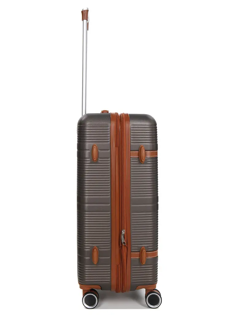 Валіза середня M ABS-пластик Worldline Airtex 629 67×45×27см 74л Коричнева - фото 8