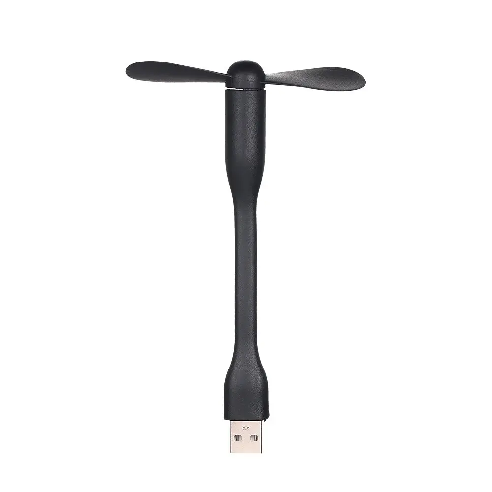 Вентилятор мобільний USB чорний - фото 3