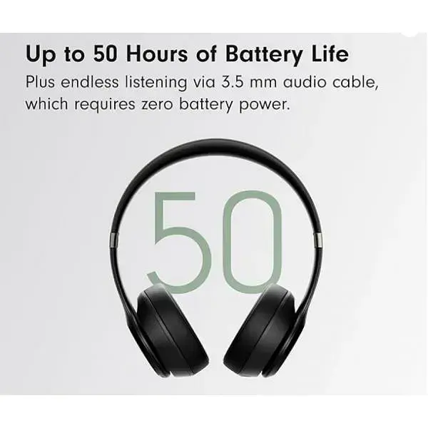 Наушники с микрофоном Beats by Dr. Dre Solo 4 Matte Black (MUW23) - фото 6