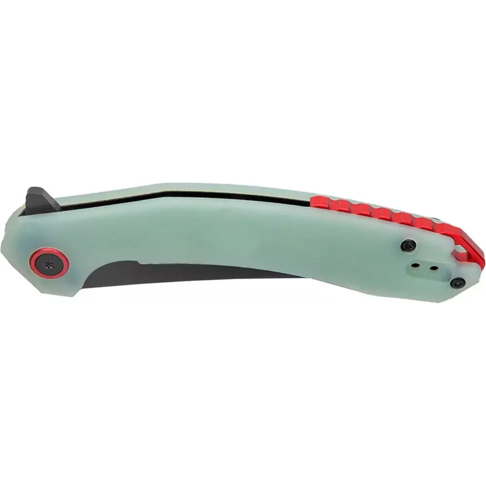 Ніж CJRB Gobi Чорний Blade, AR-RPM9 Steel, ц:м'ятний зелений - фото 3