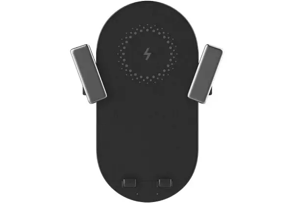 Автомобильный держатель с беспроводной зарядкой ZXiaomi Car Wireless Charger Black 20W (WCJ10) - фото 2