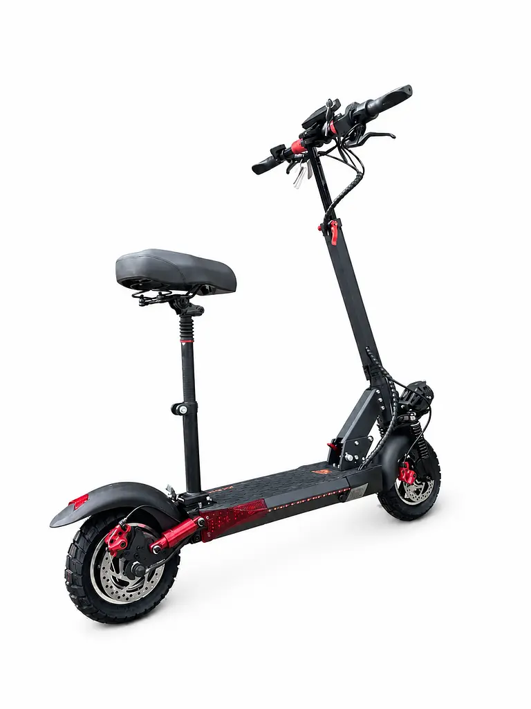 Електросамокат з сидiнням KugooKirin M4 PRO Plus NFC (2000W, 48V,21Ah) +Вольтметр та Ключ, 3 фари  - фото 5
