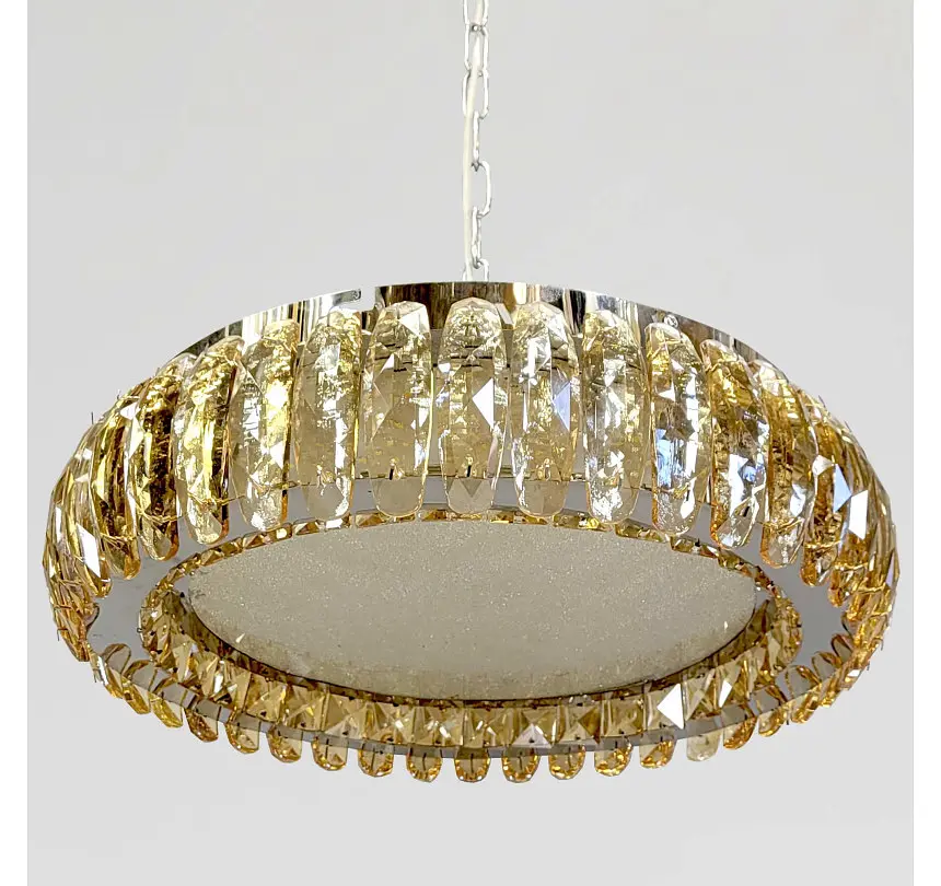 Стельова кришталева LED-люстра Artlight MT005/500CH, хром і медове скло, 100 Вт, від 10-18 м² - фото 4