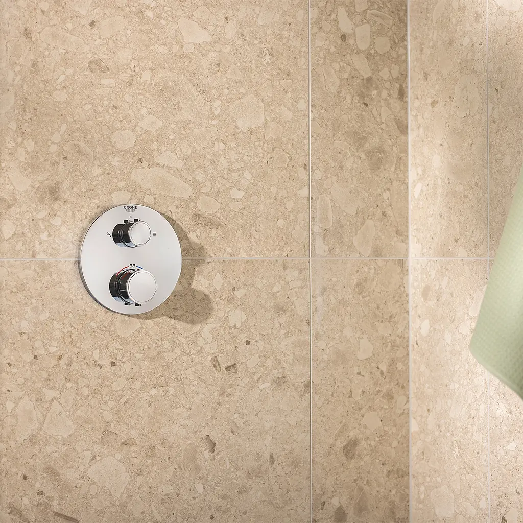 Душова система прихованого монтажу термостатична Grohe QuickFix Precision з Vitalio Rain Mono 310 34880000, Хром - фото 6