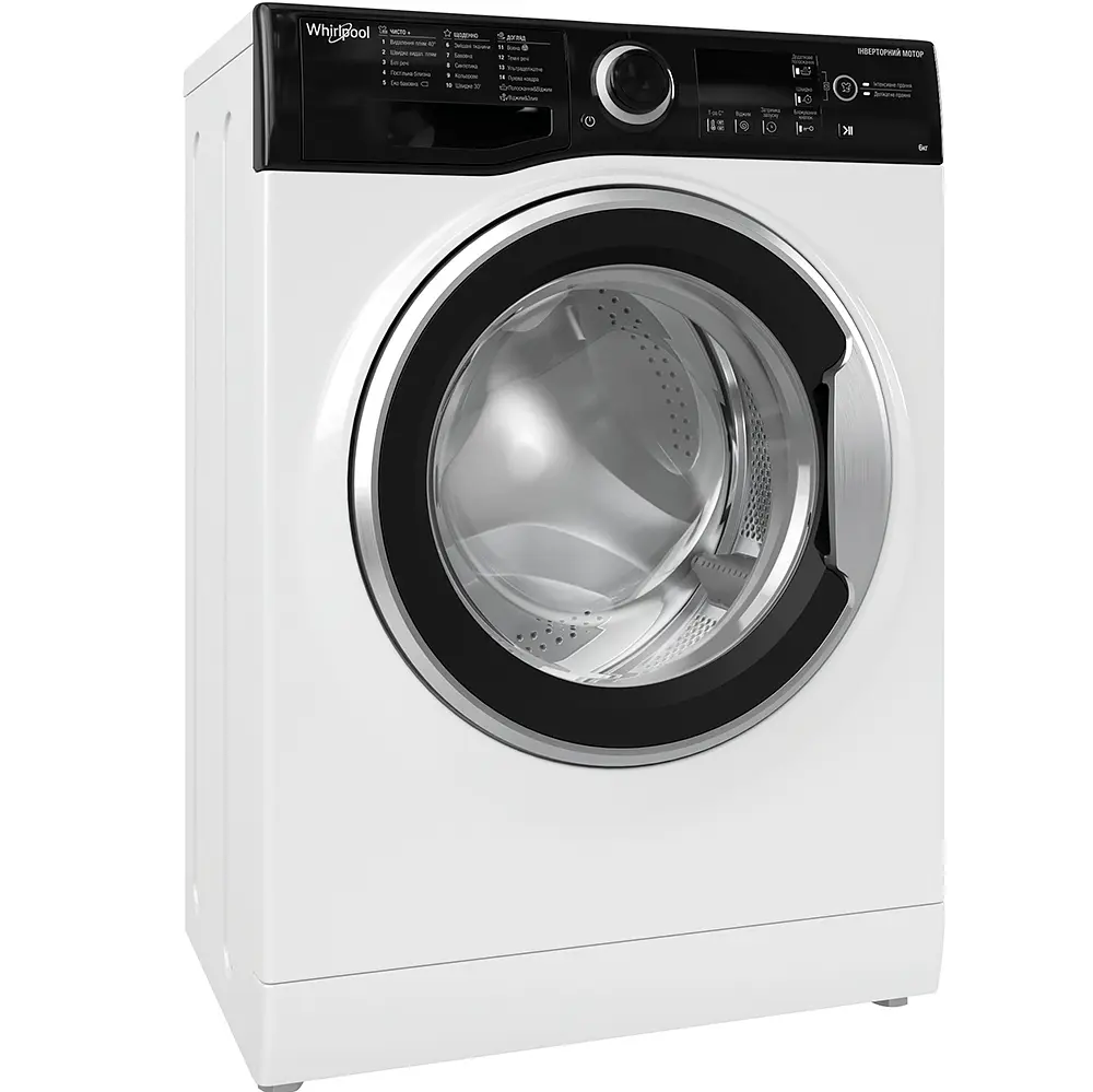 Стиральная машина Whirlpool WRBSB 6228 B UA с инверторным мотором - фото 2