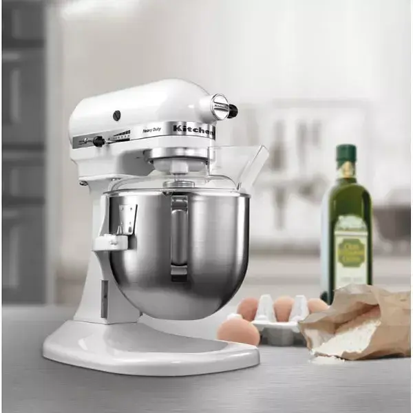 Кухонна машина KitchenAid Heavy Duty 4,8 л 5KPM5EWH з відкидним блоком білий - фото 7