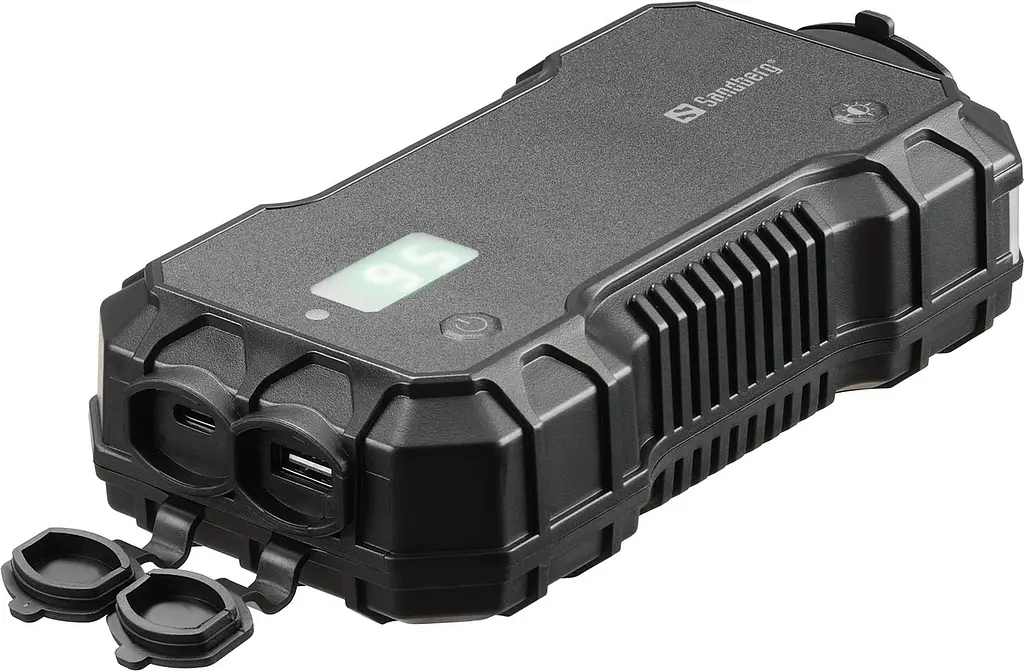 Автомобільний Jump Starter 10000mAh 18W USB-C, USB-A, ліхтар 2W Sandberg - фото 2