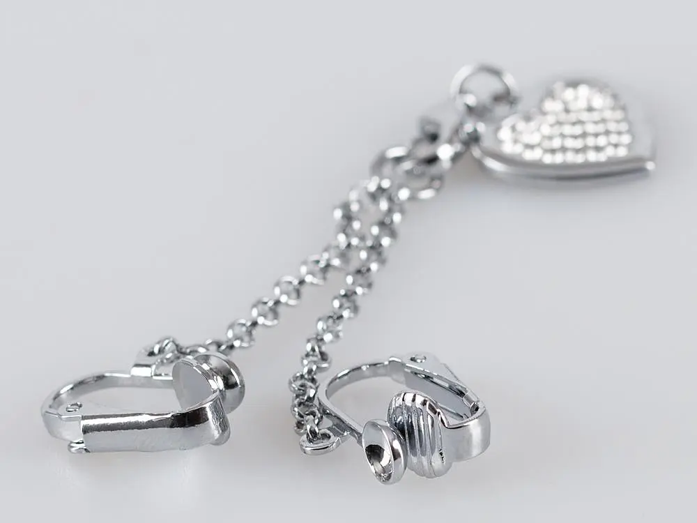 Затискач для клітора Intimate Heart-shaped Chain Orion 42-07707520000 98931 - фото 3