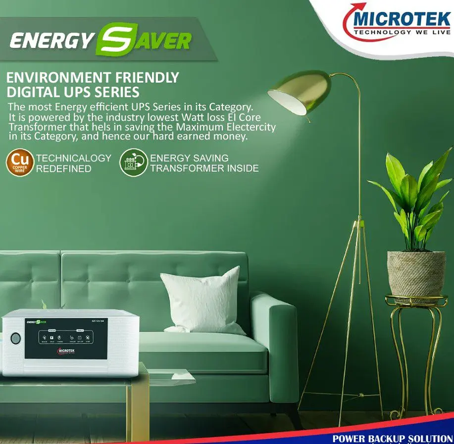 Джерело безперебійного живлення з правильною синусоїдою Microtek Energy Saver 825 572W, під зовнішній АКБ 12V, струм заряду 11/14A - фото 4