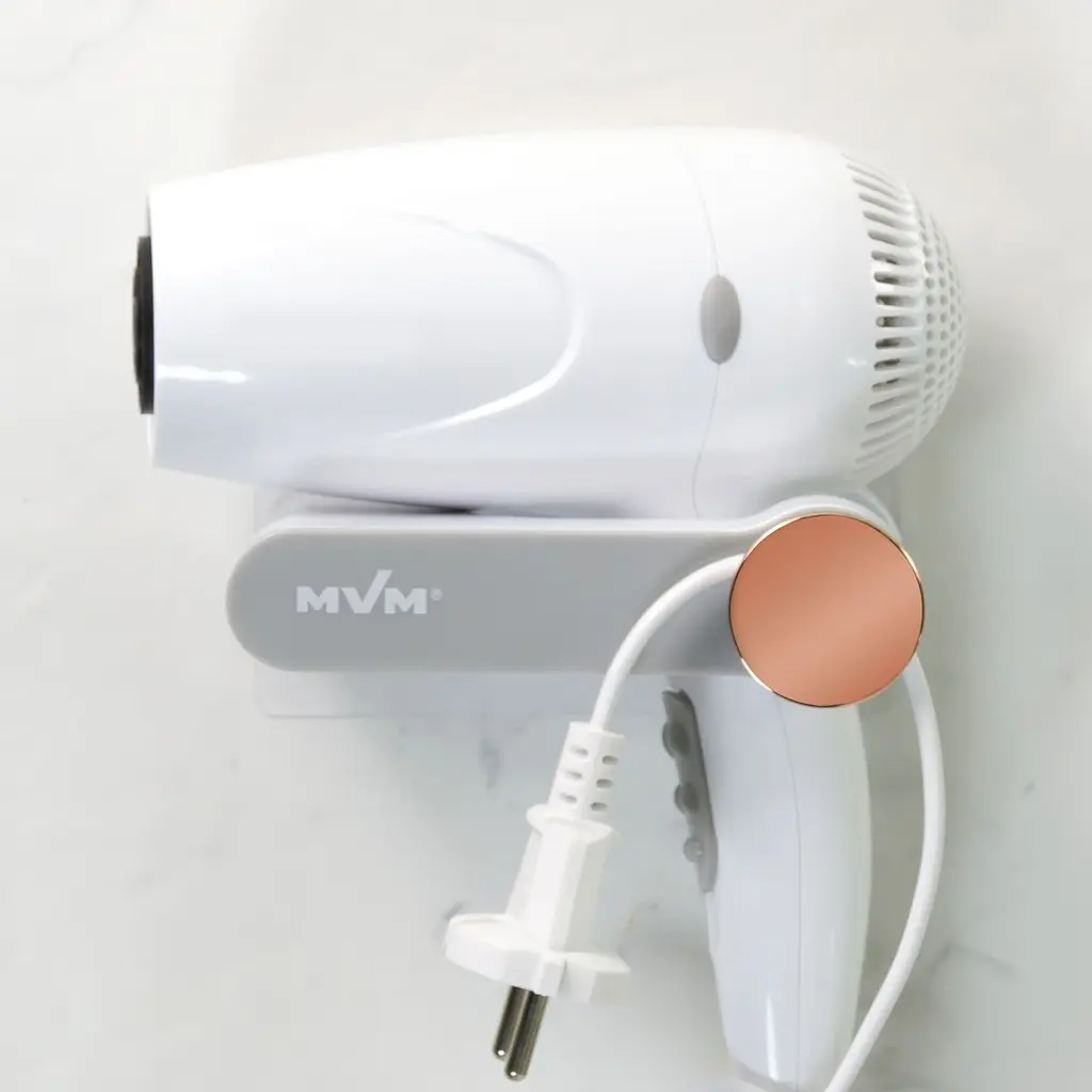 Держатель для фена MVM BP-32, белый с серым (BP-32 WHITE/GRAY) - фото 4