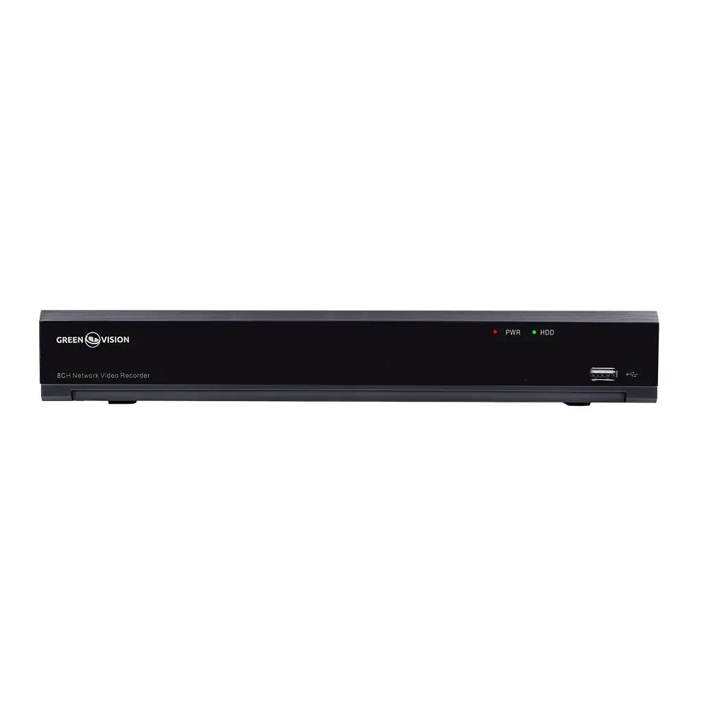 IP відеореєстратор 8-канальний 12 MP NVR GreenVision GV-N-I016/08 (A) - фото 3