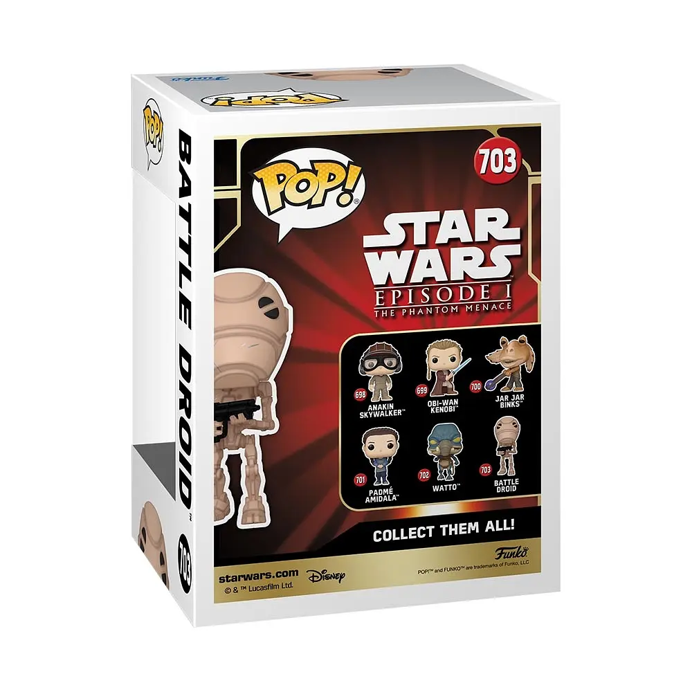 Фигурка Funko POP Star Wars: PM 25th - Battle Droid det0018151 - фото 3