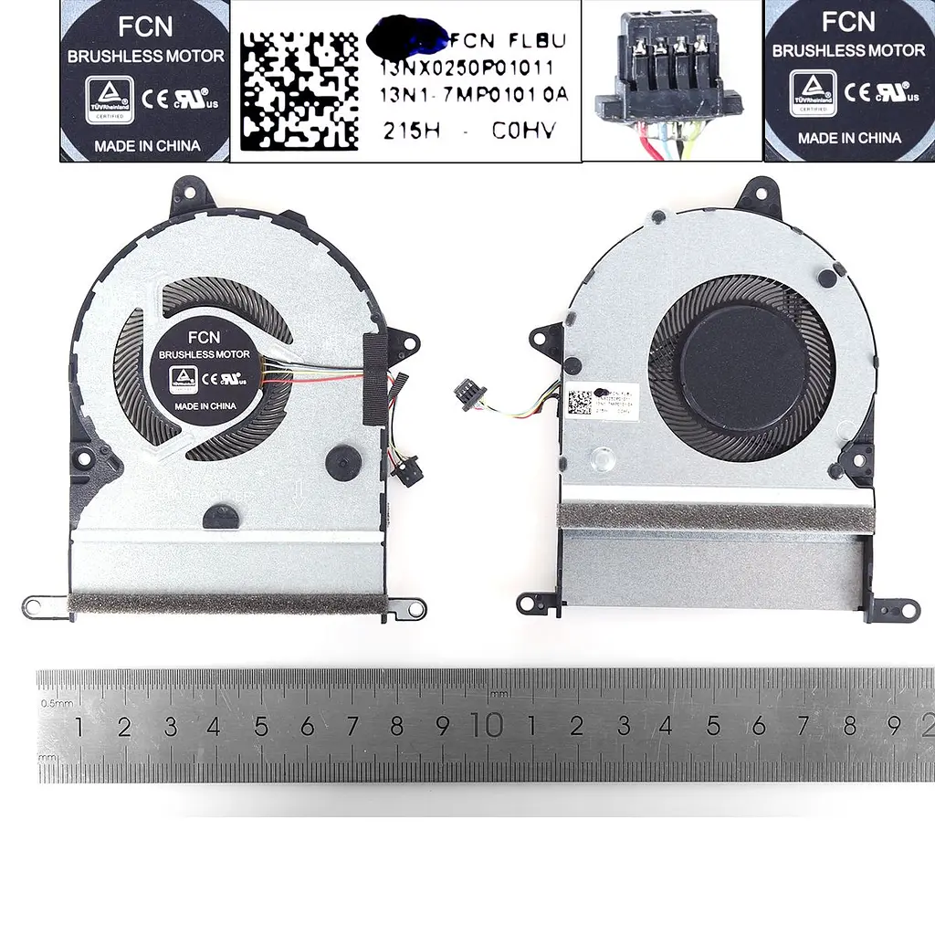 Вентилятор для Asus ASUSPRO P3540FA P3540FB, (13NX0250P01011, 13N1-7MP0101, FLBU DFS501105PQ0T) - фото 3