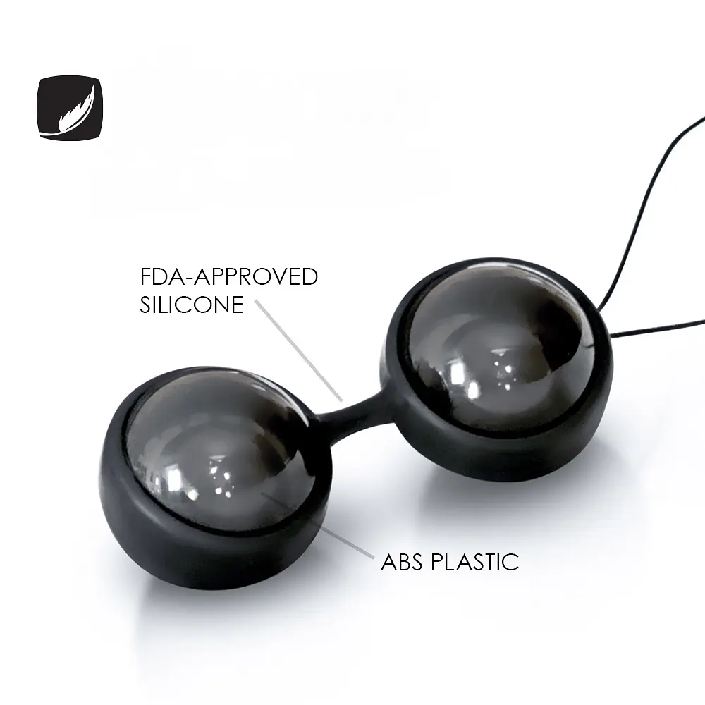 Вагінальні кульки Lelo Luna Beads Noir, 2.9 см, чорний - фото 2