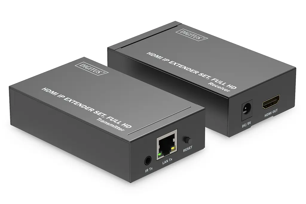 Набір IP-відеоподовжувачів HDMI Full HD 1080p один до багатьох 120 м Digitus teh0013674 - фото 2