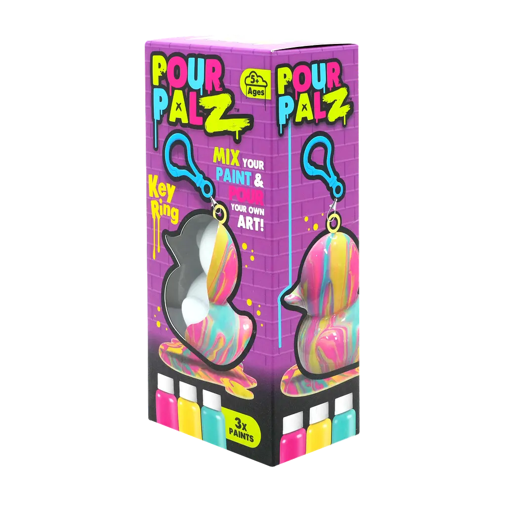 Pour Palz Набір для творчості Флюїд Арт - Брелок Каченя ToyMonster Art.GS-G26262 - фото 6