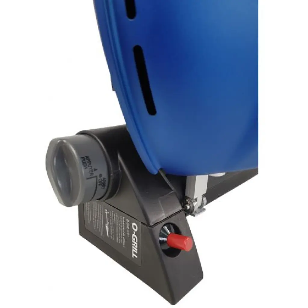 Портативный газовый гриль O-Grill 900 переносной, синий + шланг в подарок! - фото 9