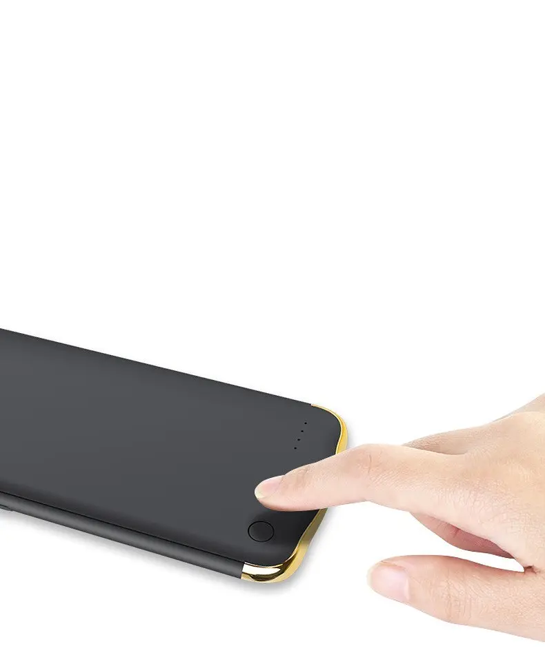 Чехол-аккумулятор XON PowerCase для iPhone 11 Pro Max 6000 mAh Черный/Золотой (PCBS1111460G 2049) - фото 5