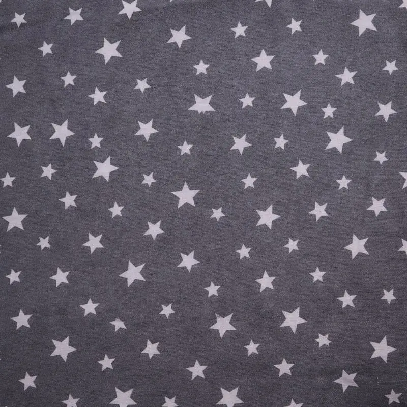 Дитяча постільна білизна MIRSON BABY фланель Grey Stars 110х160см (2200012800850) - фото 9