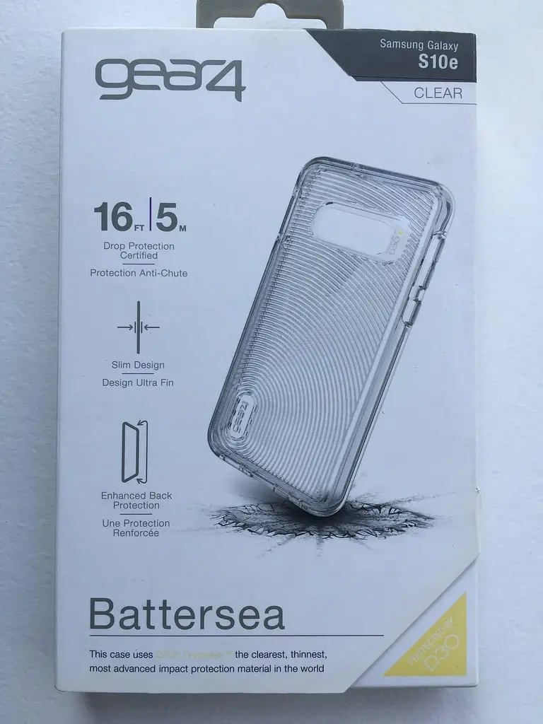 Протиударний чохол Gear4 Battersea D3O для Samsung Galaxy S10e Прозорий - фото 7