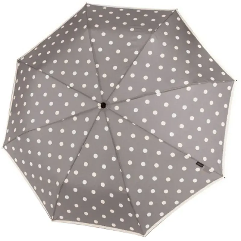 Парасоля Knirps C.205 Medium Duomatic Dot Art Taupe (Kn95 8205 4902) - фото 3