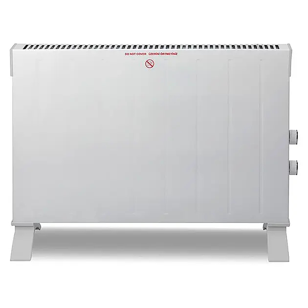 Конвекторный обогреватель Kumtel HC-2947 регулировка мощности с ножками 2500 Вт Белый - фото 2
