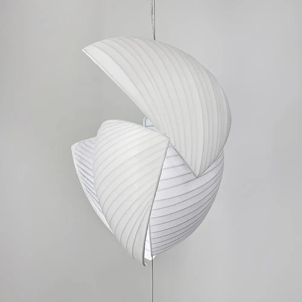 Люстра с 4-мя белыми фигурными пластинами | Ст. PL 051-500*650-4 Line F - фото 3