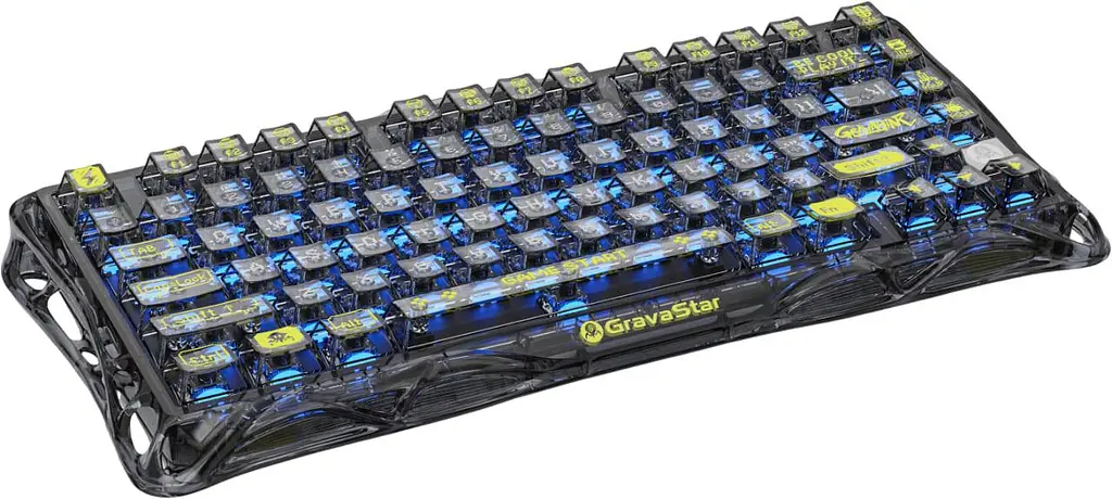 Клавіатура GravaStar Mercury K1 Lite TKL Black (GSK1LITE_XTAL_BLK) - фото 3