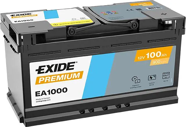 Автомобільний акумулятор EXIDE Premium 6СТ-100Ah АзЕ 900A (EN) EA1000