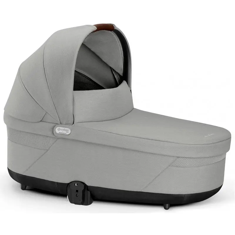 Коляска Cybex Balios 3 в 1 Stone Grey автокрісло Cloud T i-Size Mirage Grey + адаптори - фото 7