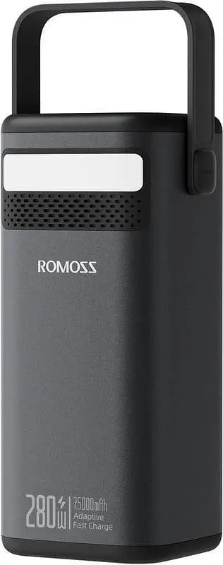 Зовнішній акумулятор - портативне зарядне Romoss 75000mAh PMT75 280W (PMT75-1E2-2133H) - фото 2