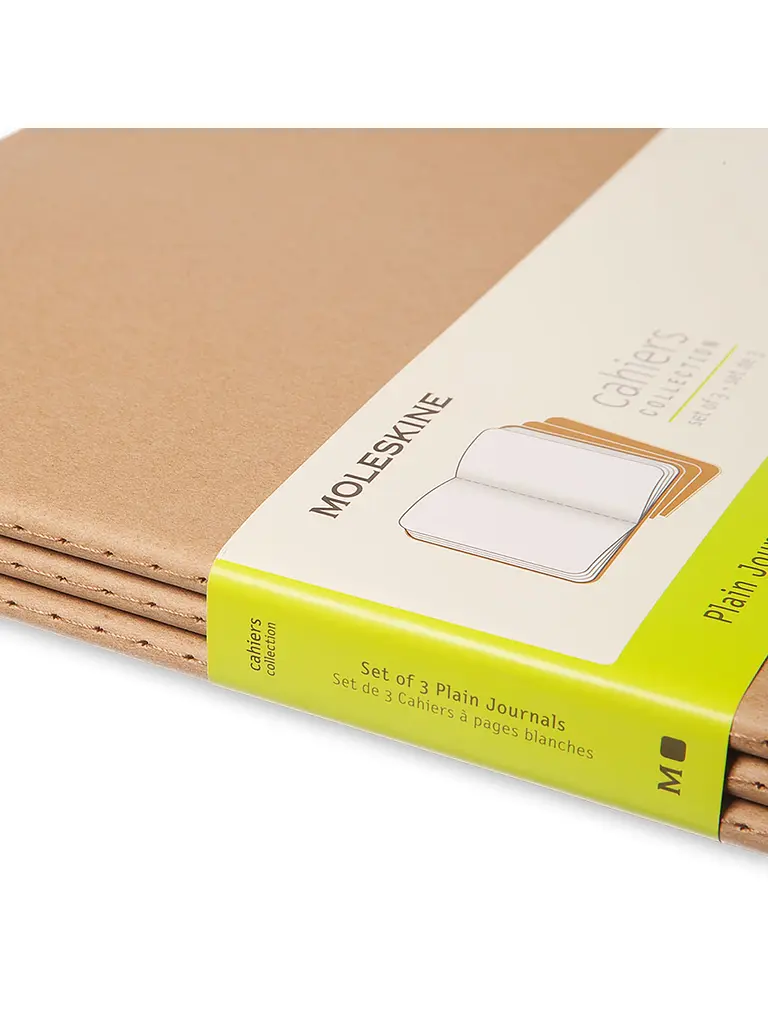 Записник Moleskine Cahier XXL, Нелінований Бежевий (QP433) - фото 5