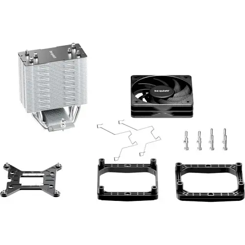 Кулер для процесора be quiet! Pure Rock Slim 3, Black, 1x100 мм (max 1700 об/мин), PWM, для Intel 1851/1700, AMD AM5/AM4, до 130 Вт, висота 127 мм (BK047) - фото 5