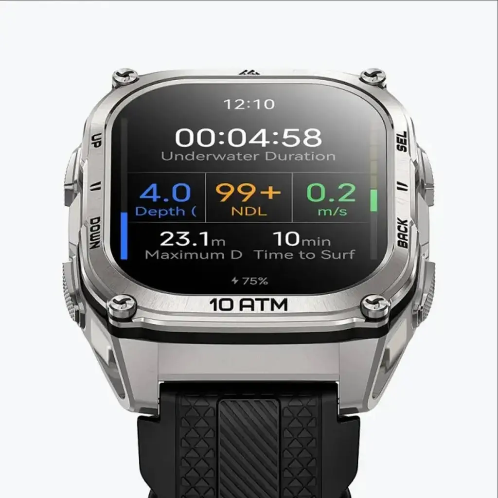 Смарт-годинник тактичний Kospet Tank M4 Silver (KTM0004S) - фото 4