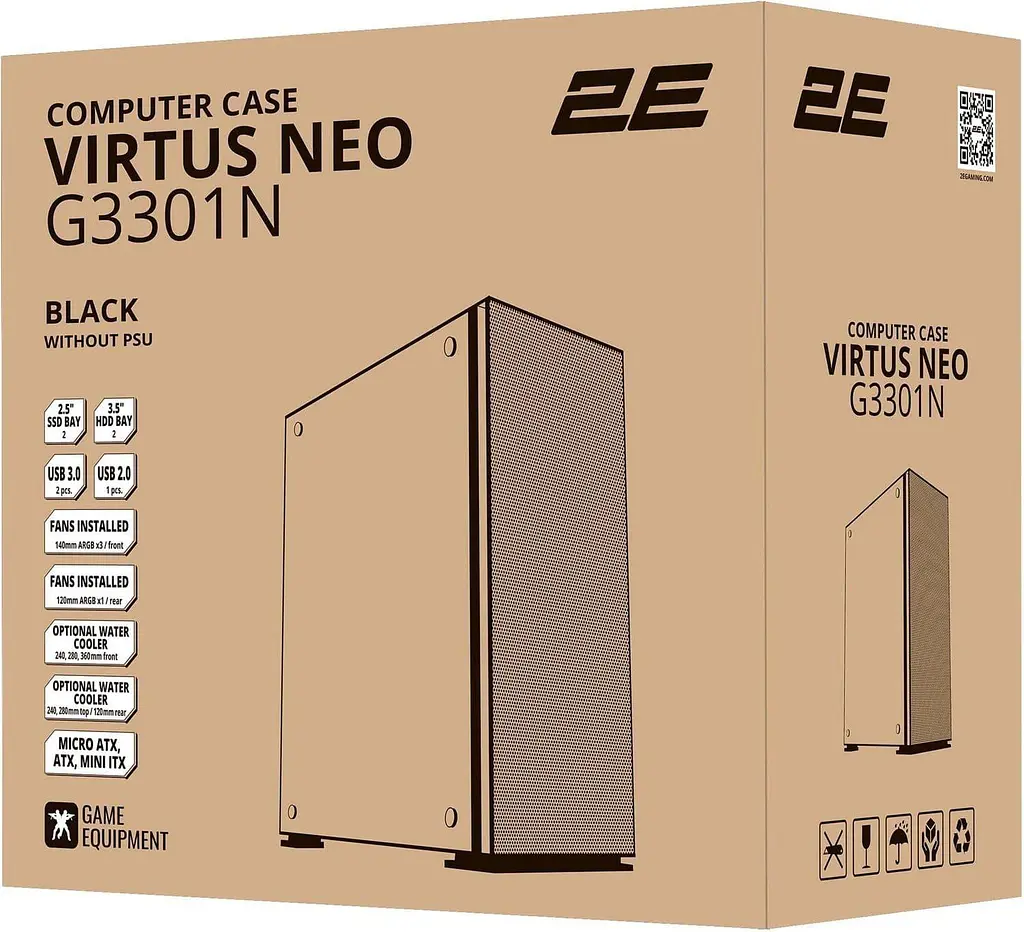 Корпус 2E GAMING VIRTUS NEO G3301N (2E-G3301N) - фото 10