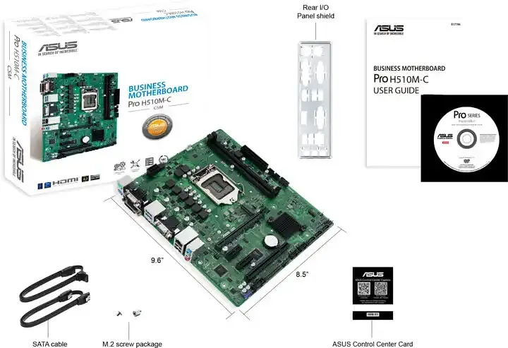 Материнская плата Asus Pro H510M-C/CSM - фото 6