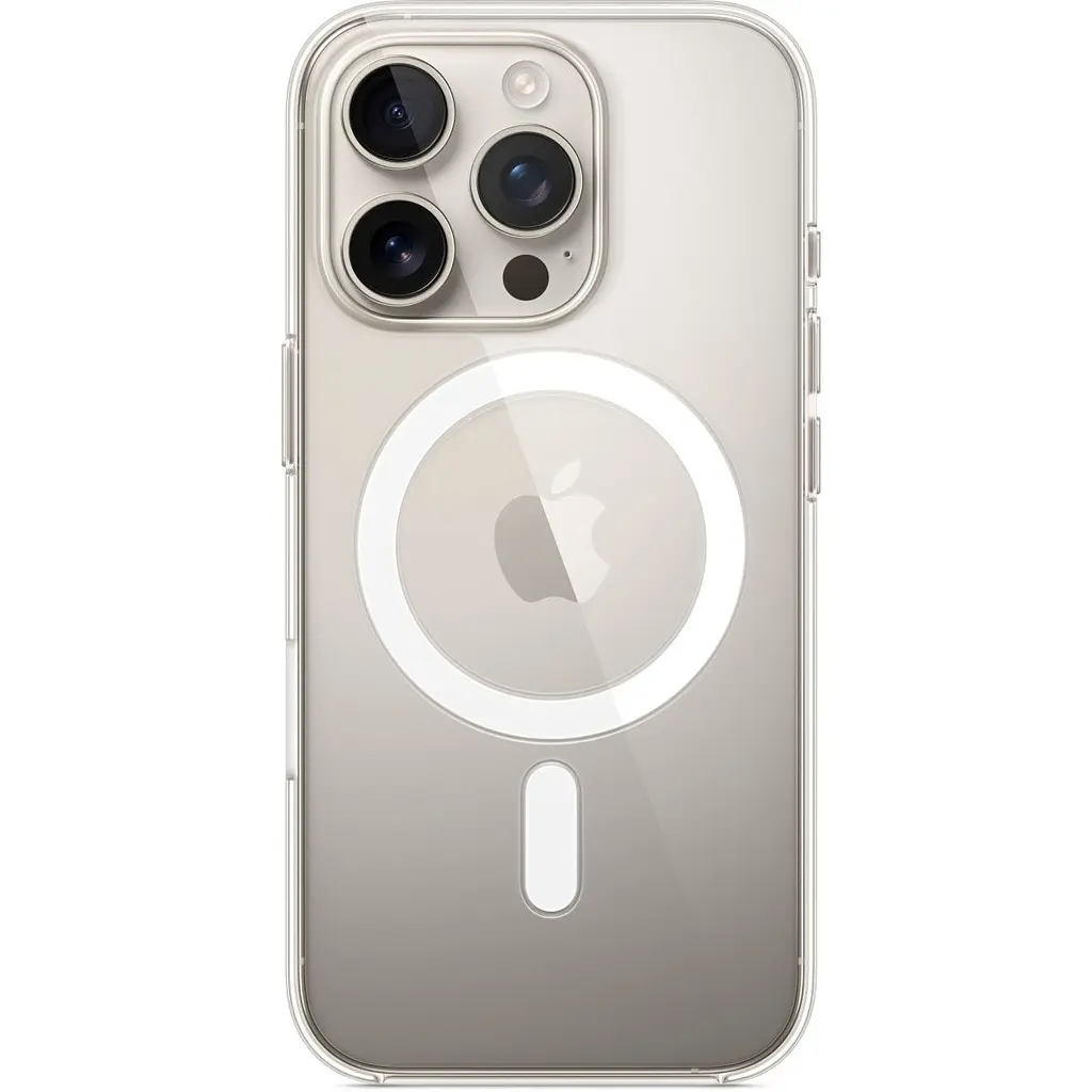 Чохол Clear Case with MagSafe для Apple iPhone 16 Pro Transparent АА [115336] - фото 5
