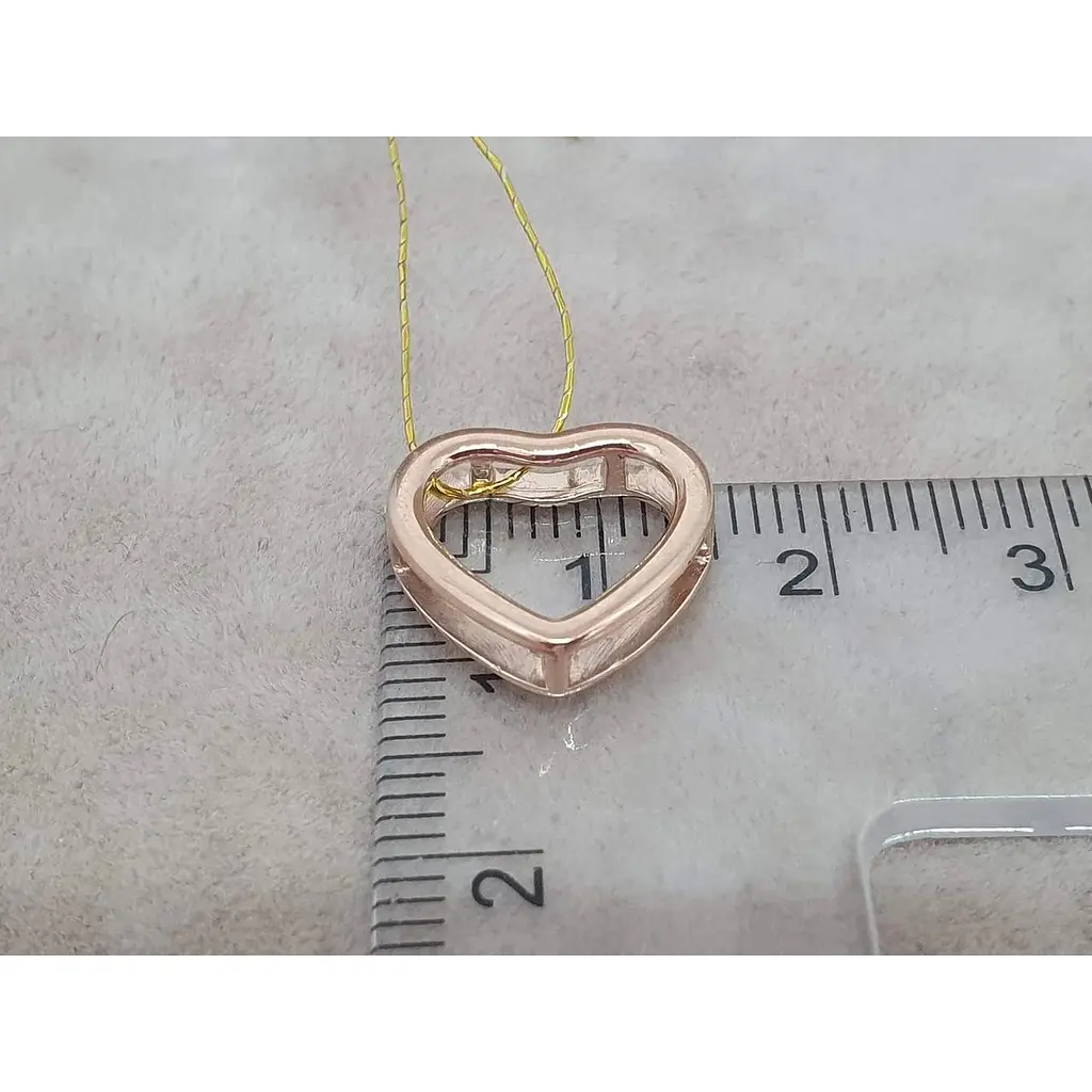 Золота підвіска Платон Серце. 1П122/00Б - фото 4