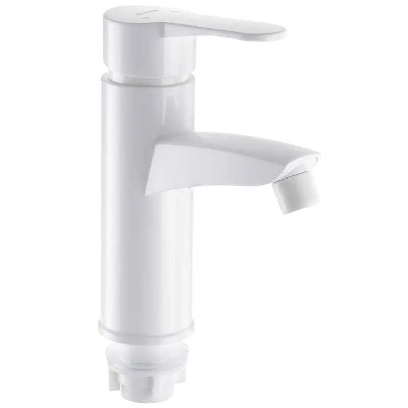Смеситель для умывальника Plamix Sergio-001(W) white PM0602, Белый - фото 2