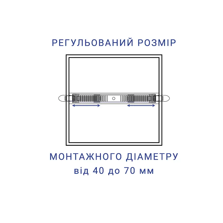Світлодіодний вбудований світильник Feron AL704-S 7Вт 4000K білий - фото 3