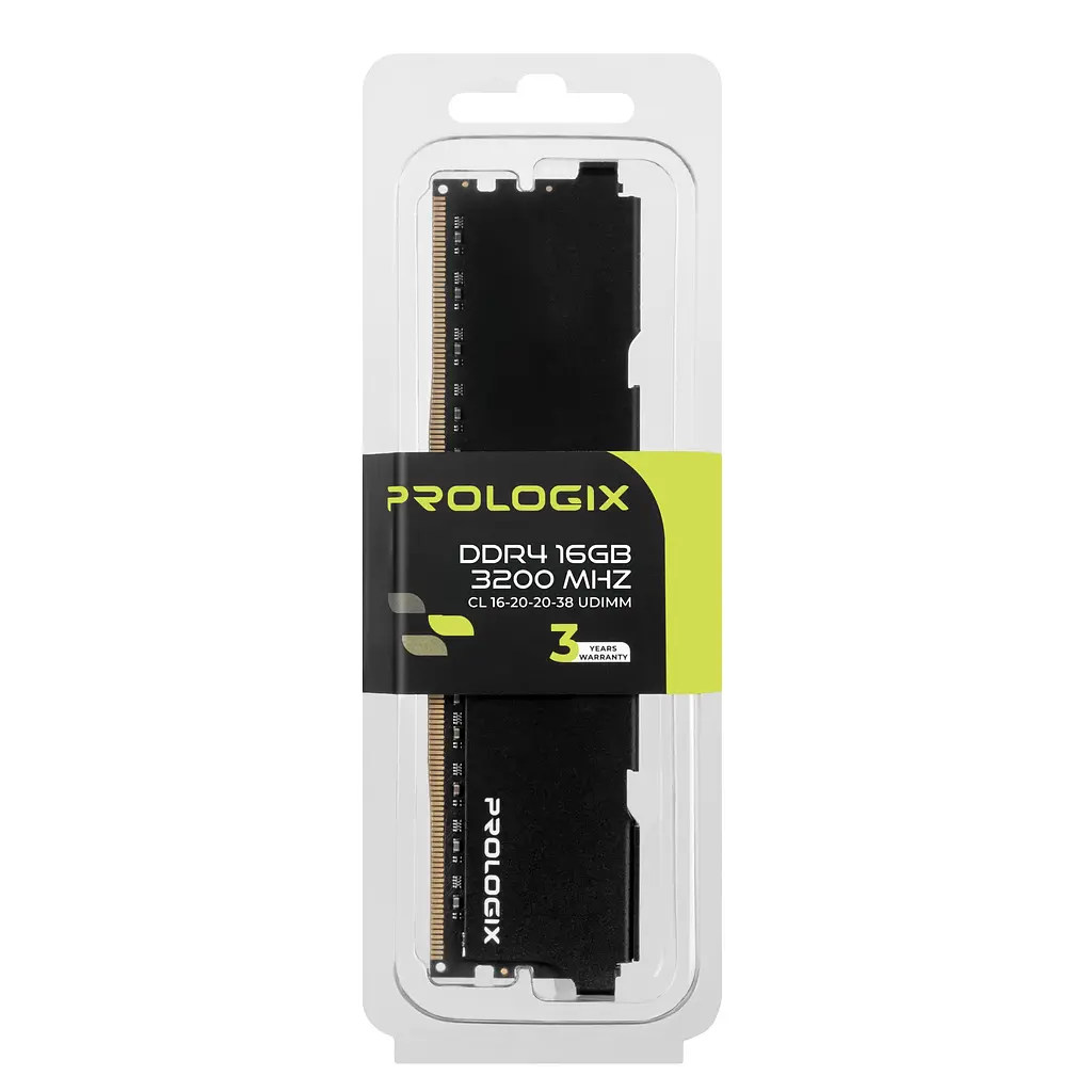 Модуль пам'ятi DDR4 16GB/3200 Prologix Black (PRO16GB3200B4) - фото 5