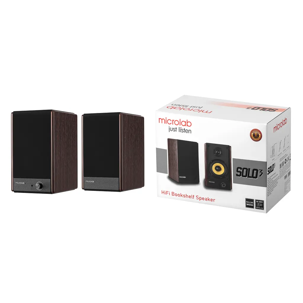 Акустична система Microlab SOLO 3 40W Brown (SOLO-3BR) - фото 12