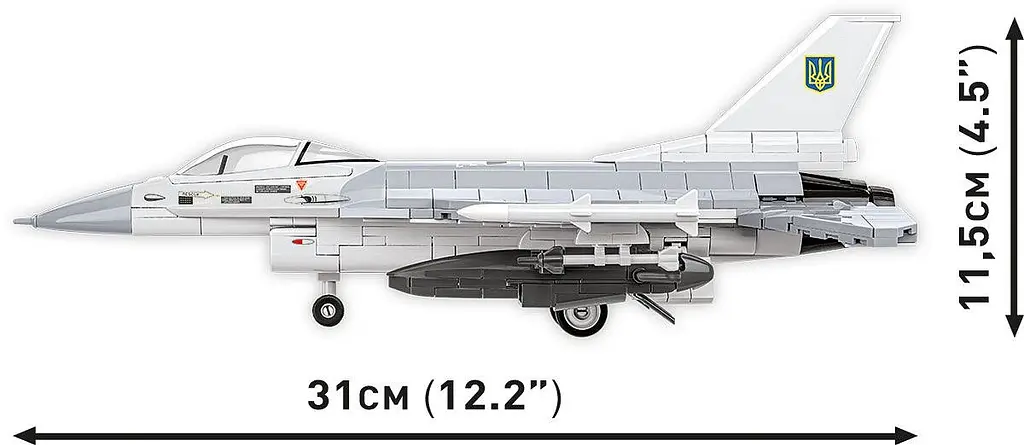 Конструктор COBI український F-16AM Fighting Falcon 5893 - фото 6